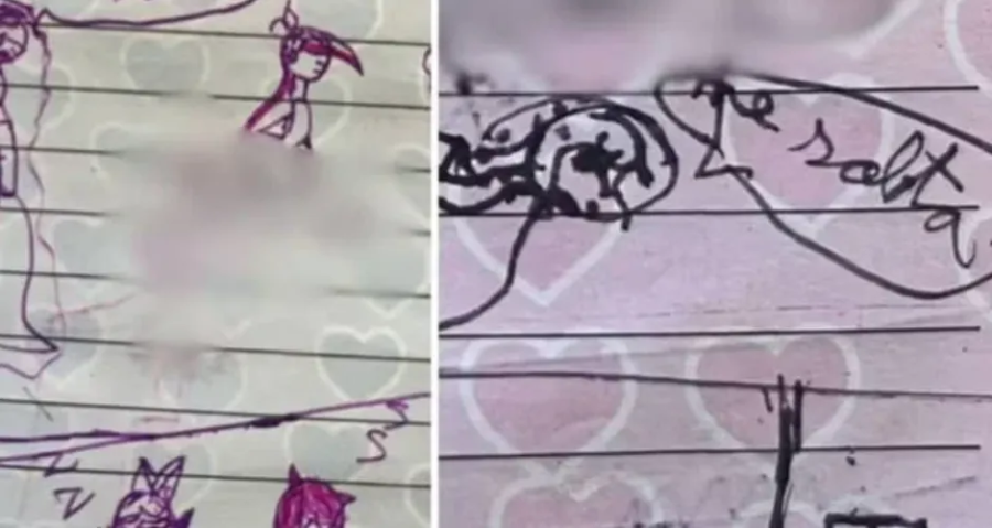 Padrasto é preso após criança fazer desenhos sobre abusos na escola
