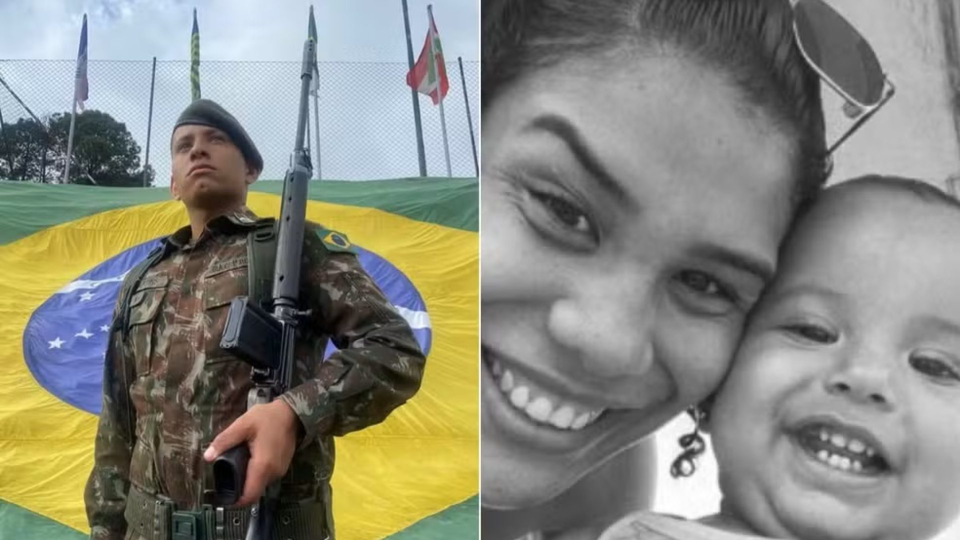 Homem tirou a própria vida após matar a companheira e a filha em Santos (SP) — Foto: Redes Sociais