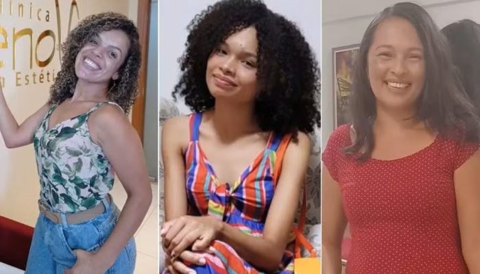 Alexsandra, Mariana e Maria Helena foram achadas mortas após saírem para passear com cachorro na Bahia — Foto: Reprodução/Redes Sociais