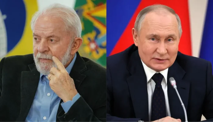 Presidente Lula e Vladimir Putin  • Reuters