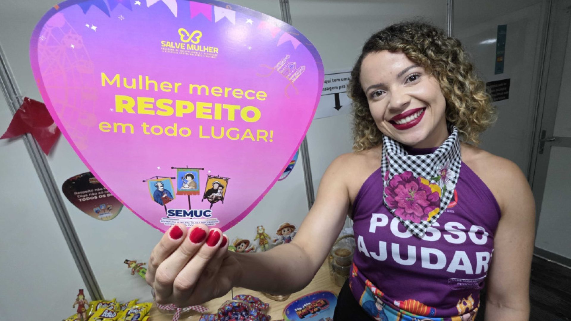 Coordenadora da Mulher da Semuc, Mariana Alves. Foto: Beto Macário/ Secom Maceió