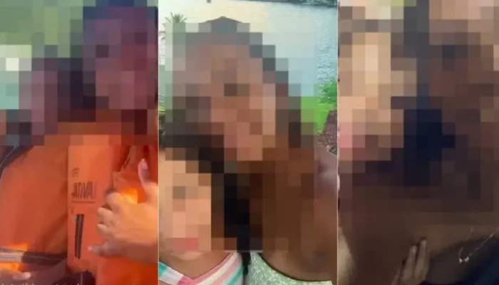 Mãe que matou a filha de 7 anos publicou mensagens nas redes sociais após o crime, em Leopoldina. Foto: Redes Sociais/Reprodução