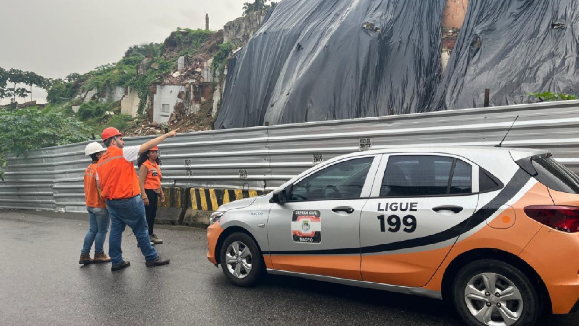 Ações preventivas serão retomadas no local após período de chuvas. Foto: Cimadec/ Defesa Civil Maceió