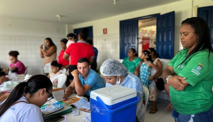 Cooperados da Cooprel foram beneficiados com consultas, testes rápidos e outros serviços. Foto: Tháchyna Lorena (estagiária)/Ascom Alurb