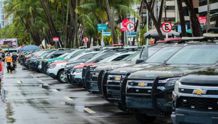 Governo de Alagoas fez a maior entrega de equipamentos para a segurança pública dia 20 deste mês. Foto: Pei Fon / Agência Alagoas