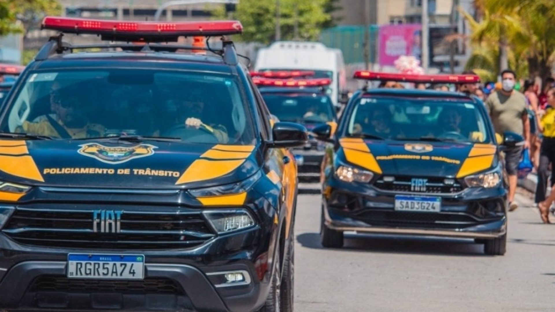 Agentes de trânsito vão atuar nos bloqueios e participar do desfile. Foto: Ascom DMTT