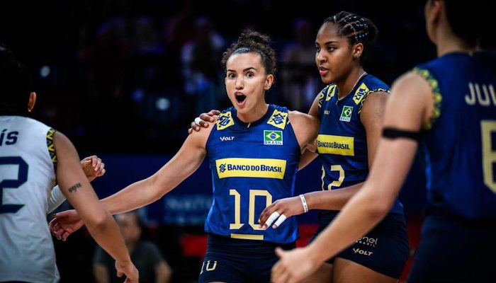 Ana Cristina lidera vitória brasileira pela Liga das Nações de vôlei