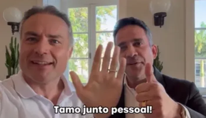 Em vídeo, Renan Filho e Paulo Dantas monstram entrosamento político. - Foto: Reprodução/Instagram