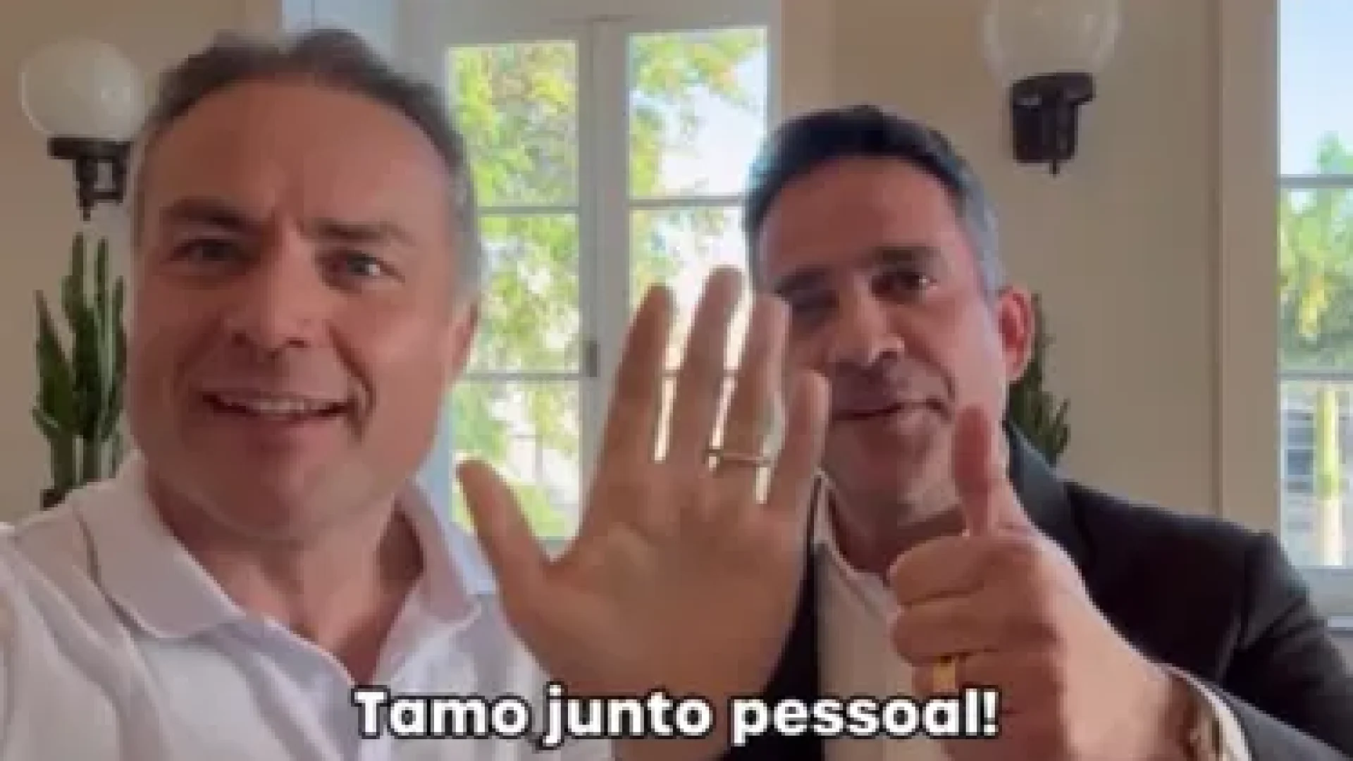Em vídeo, Renan Filho e Paulo Dantas monstram entrosamento político. - Foto: Reprodução/Instagram