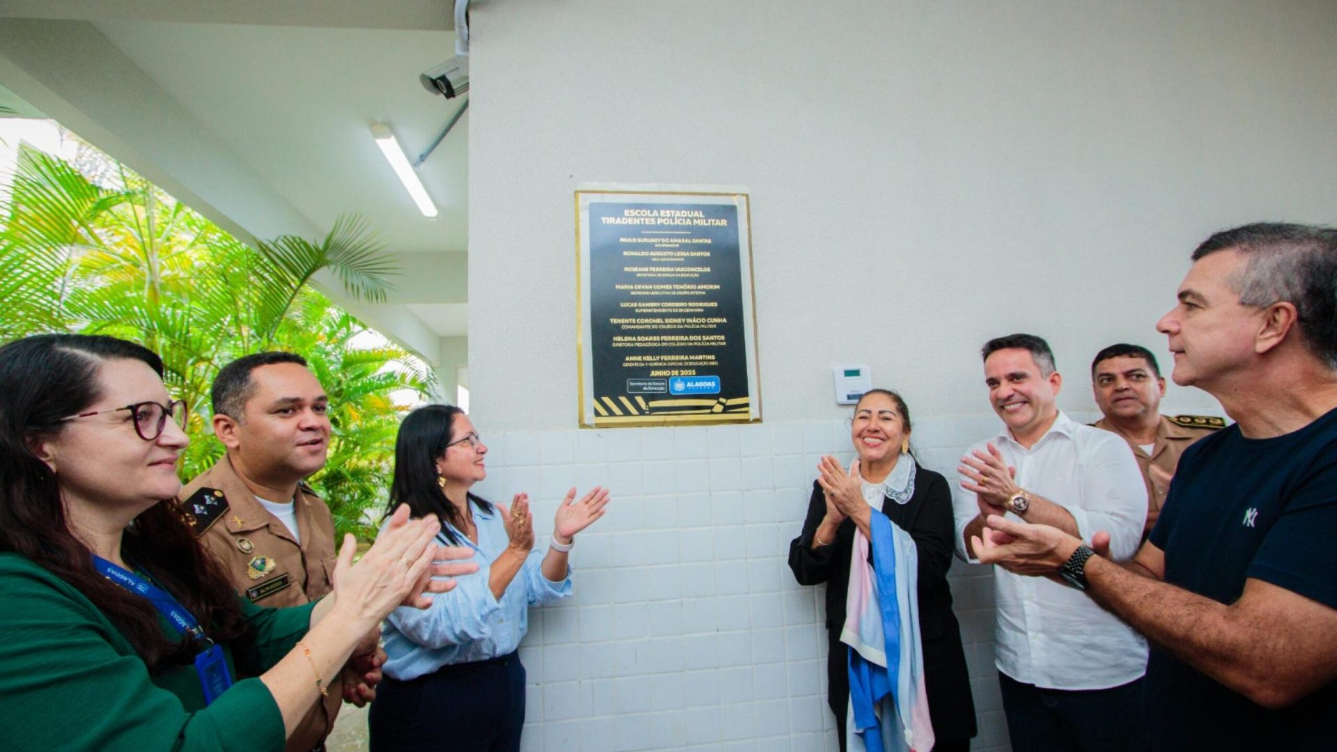 Governador destacou que a nova estrutura beneficiará mais de mil alunos da Escola Tiradentes. Foto: Pei Fon