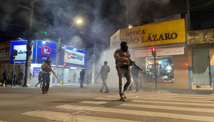 Barreiras policiais serão montadas em pontos estratégicos do estado. Foto: Arquivo – Simulação do Estágio de Treinamento do Plano de Defesa