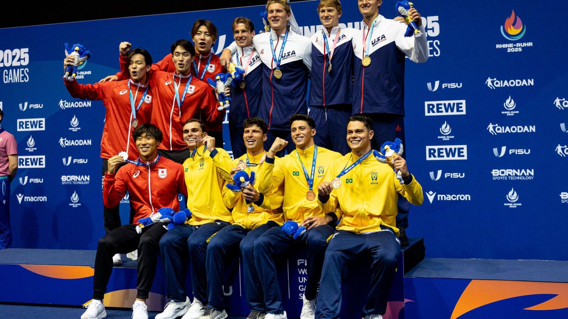 Brasil leva medalha na natação, a 1ª nos Jogos Mundiais Universitários