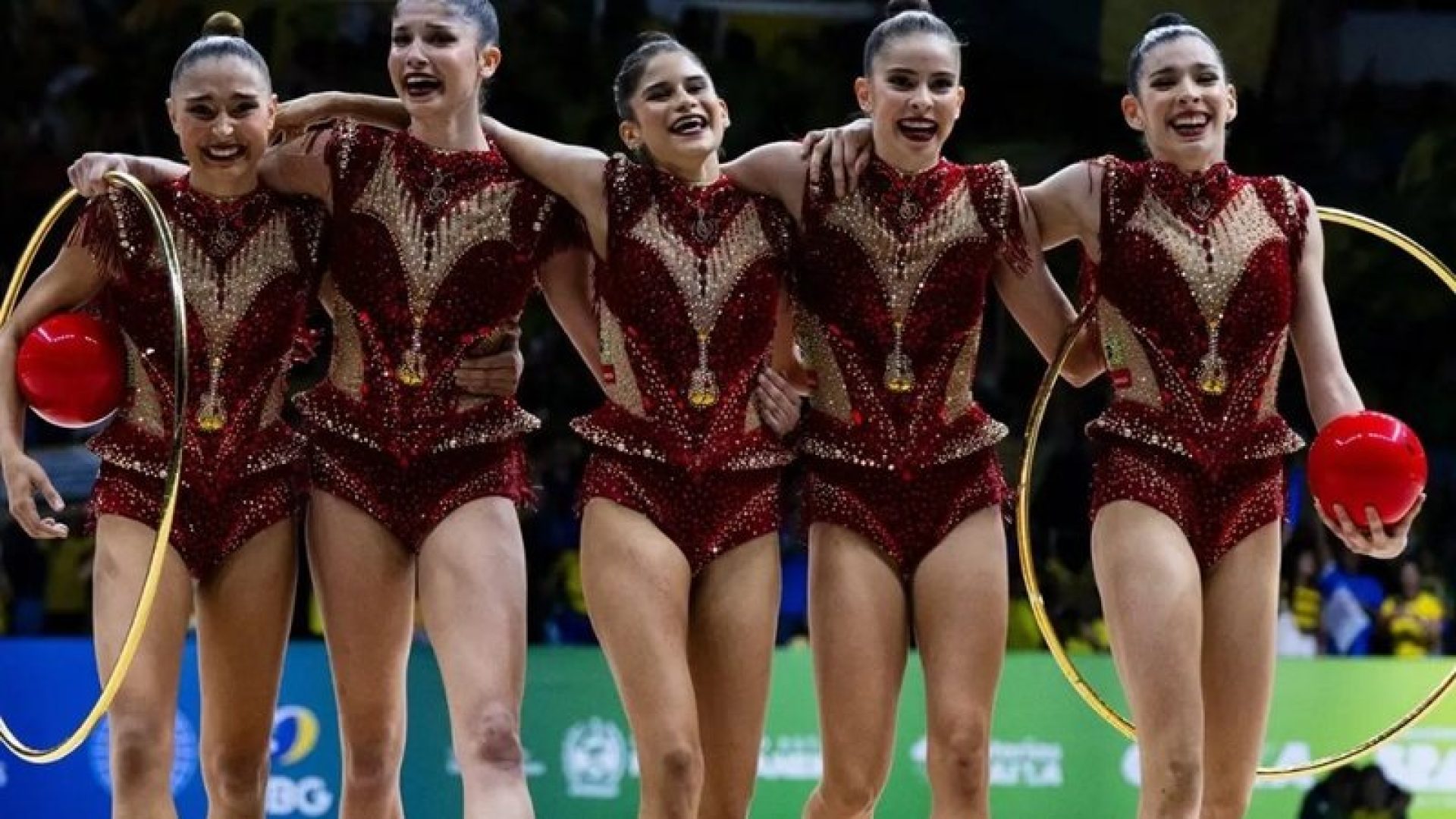 Com alagoana, time brasileiro é medalha de prata no Mundial de ginástica rítmica
