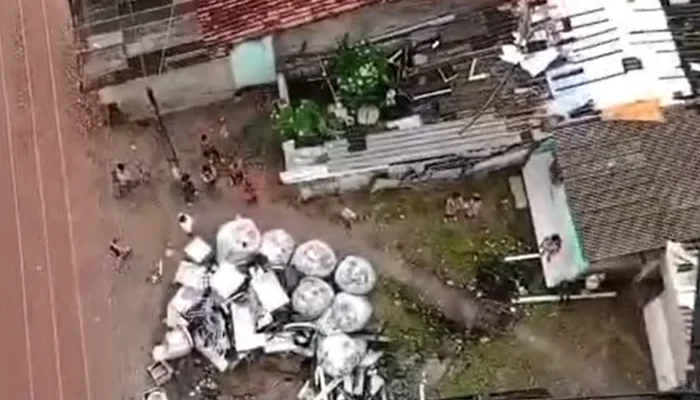 ovem fica ferido após queda da ponte do Reginaldo em Maceió - Foto: Reprodução